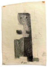 Friedrich Press. signierte Orig.-Zeichnung. DDR-Kunst