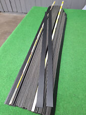 Lederriemen schwarz 38 x 3mm