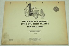 Steyr anbaumähwerk zum zyl - steyr, 3-zyl