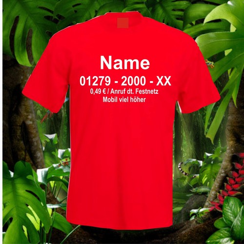Dschungelcamp kostüm shirt - kostüm, t-shirt