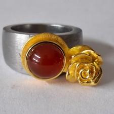 Rose attachment in 925 silver