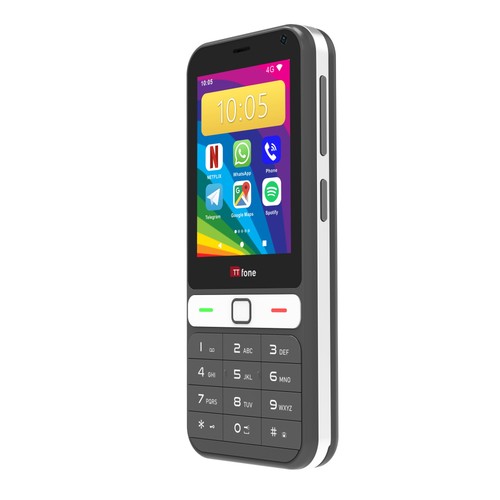 Handy dual sim grau - dual, 2,8"