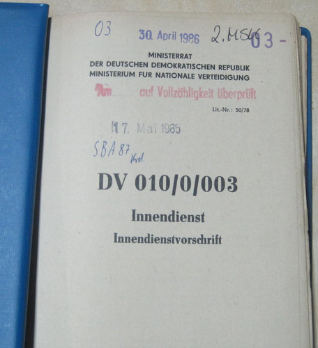 Nva handbuch innendienst - nva,