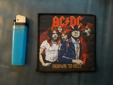 AC/DC Highway to Hell Patch Aufnäher Woven Gewebt Hard Rock (Heavy Metal)