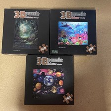 3Drei 3D Puzzle 500 Teile Ozean, Planeten, Wald