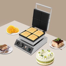 Profi Waffeleisen Belgisches Antihaft Waffel Muffin Toaster Waffelmaschine 1750W