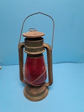 ALTE GRUBENLAMPE  DR PATENT MADE IN THURINGA MIT FLEDERMAUS