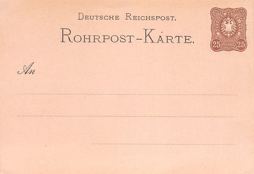 408523 rohrpost ganzsache - 408523),