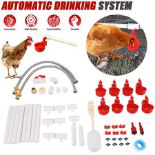 Komplettset Pipeline automatische Hühnerbewässerung (47 Zubehörteile enthalten)