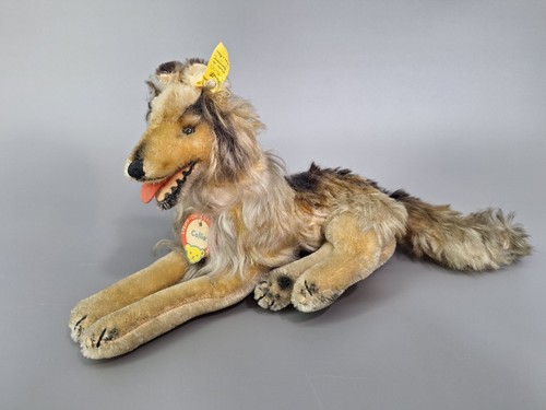 Steiff collie 2325 mit - collie, knopf