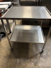 1 Edelstahl Tisch Etagenwagen