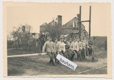 Foto Maginot-Linie, Schlagbaum, Soldaten Wehrmacht 1940 (9279x)
