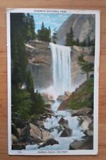 Postkarte  USA 1921 "Yosemite National Park - Vernal Falls"