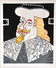 Simon Dittrich/Lithografie / handsigniert /von 1972 / 150 Exemplare