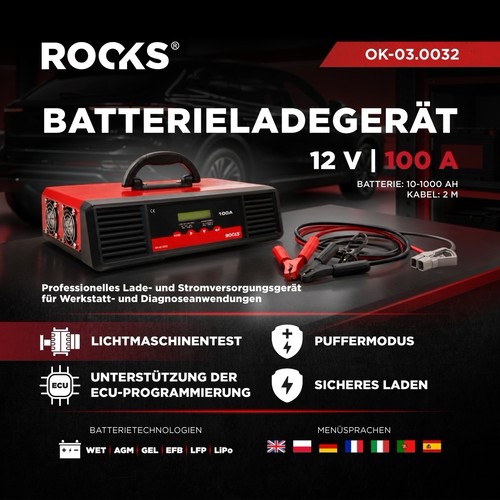 Batterieladegerät 100 - batterieladegerät, /