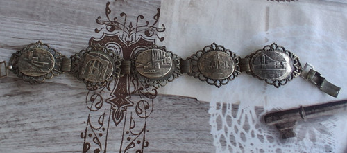 Vintage armband mit medaillons - vintage,