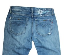 REPLAY DAMEN PEARL WV559L STRAIGHT JEANS S 28/34 KLASSIKER W28 L34