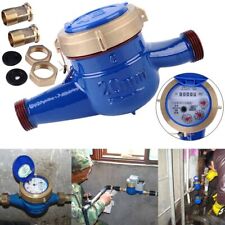 DE 3/4" 20mm Zapfhahn Kalt Wasseruhr Wasserzähler für aktuell geeicht Garten NEU