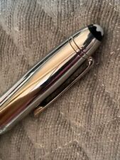 Montblanc meisterstuck solitaire legrand fountain pen steel cap au750 F nib