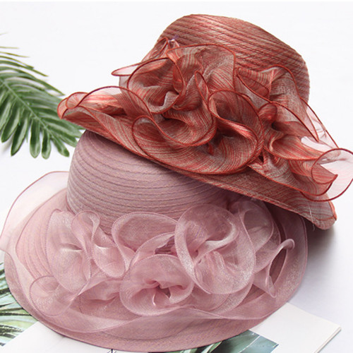Damen organza kirche sommerhut - kirche,