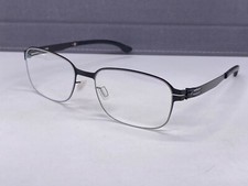 ic Berlin Brille Herren Schwarz Eckig Aldo M.  metall NP:399€