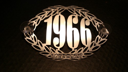 1966 oldtimer baujahr - 1966, schild