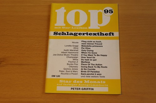 Top schlagertextheft 95 - schlagertextheft, nr.