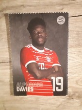 Autogrammkarte-Alphonso Davies