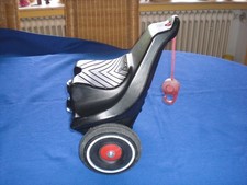 BIG Zusatzsitz Combi-Trailer schwarz mit Abschlepphaken - Zweitsitz Bobby Car