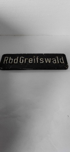 Lokschild reichsbahndirektion - lokschild,