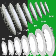 LED 230V Einbaustrahler Spot Set Bad Deckenstrahler flach Einbauleuchten 230V