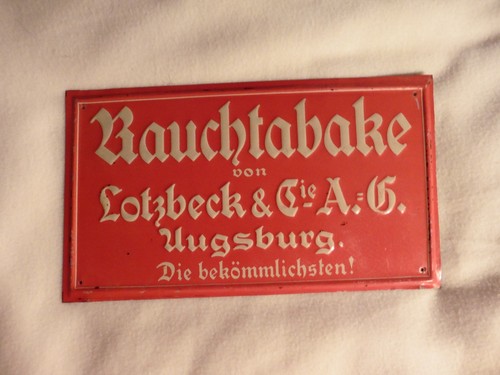 Blechschild lotzbeck - blechschild,