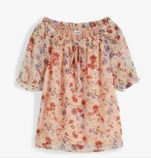 Bonprix verspielte Bluse Tunika Shirt Bodyflirt 40 42 L w. NEU