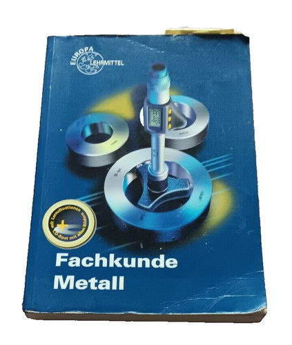 Fachkunde metall für - fachkunde, metall,