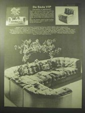 1977 De Sede VIP Furniture Ad