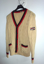 FILA Björn Borg BJ Tennis Cardigan / Strickjacke / Jacke 80s D54 like new