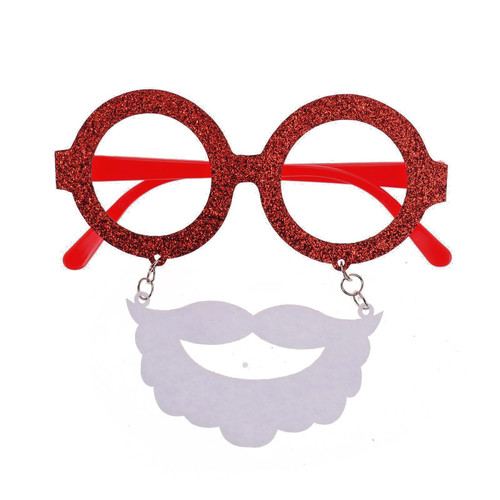 Brille mit bart weihnachtsmann - bart,