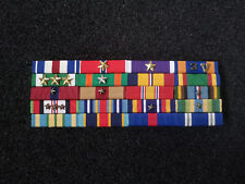 (A34-33) US Ordensspange Maries Afghanistan 20 Ribbons Silver Star Purple Heart