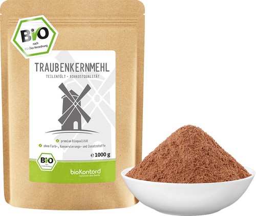 Bio traubenkernmehl - traubenkernmehl,