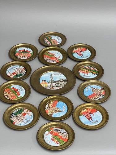 Vintage messing untersetzer - vintage, messing-untersetzer