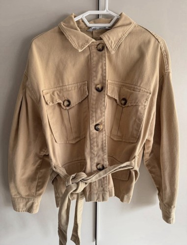 Beiger trenchcoat kurz mit - beiger,