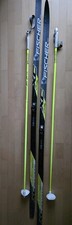 Nordic Langlaufski Set, FISCHER XC Ultralight Crown 203, Stöcke Klemm 140