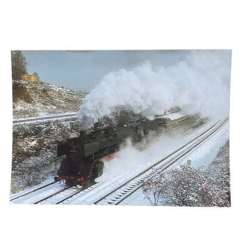 Postkarte zug eisenbahn - ak,