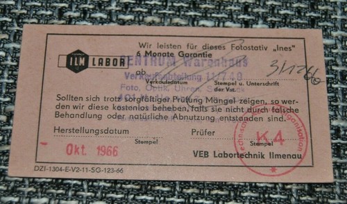 Ddr garantie urkunde - ddr,