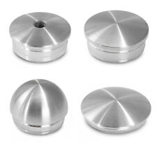 Edelstahl  Endkappen Rohrstopfen Abschlussdeckel Verschluss Geländer Ø42,4 mm