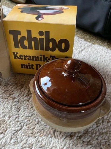 Keramiktopf mit deckel - keramiktopf, klein