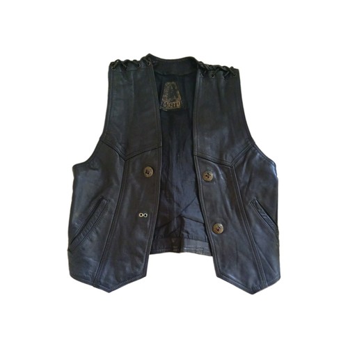 Vintage akito biker lederweste - vintage,