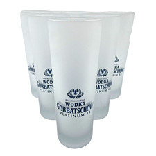 6 x Vodka Wodka Gorbatschow - Milchglas - Longdrink Gläser - 2cl / 4cl