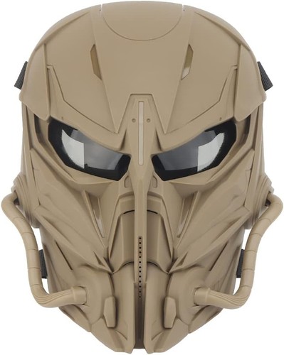 Airsoft maske grau lens skull - airsoft,