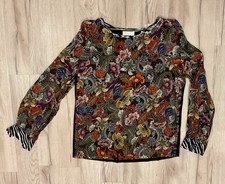 Rich & Royal Damen Shirt Gr. L Edel Mehrfarbig Armmanschette